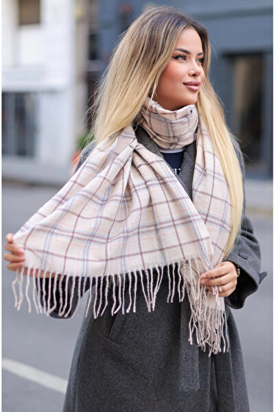 EKOSELİ Kaşmir Yünlü Omuz Şalı