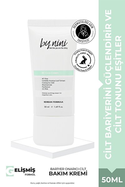 By Nini 4 Çeşit Madeca Kompleksi İçeren, Bariyer Güçlendirici Hassas Cilt Bak...