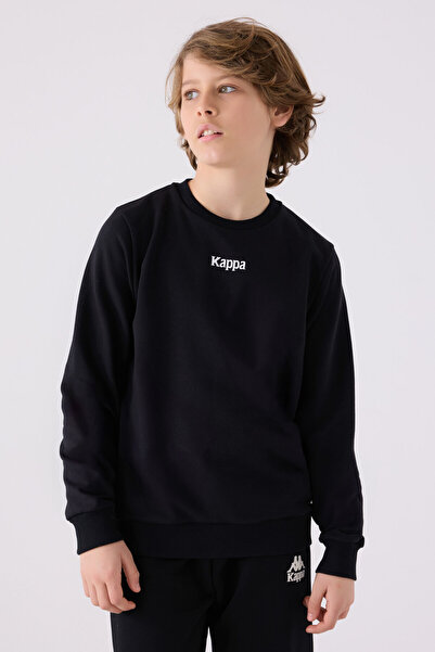 Kappa Boy's Black Sweatshirt