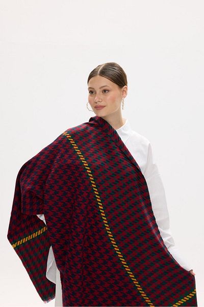 Kaşmir Wool Shoulder Shawl