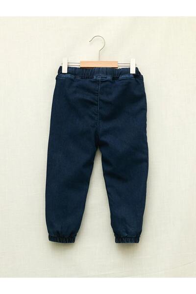 LC Waikiki LCW baby İndigo Beli Lastikli Basic Erkek Bebek Jean Pantolon