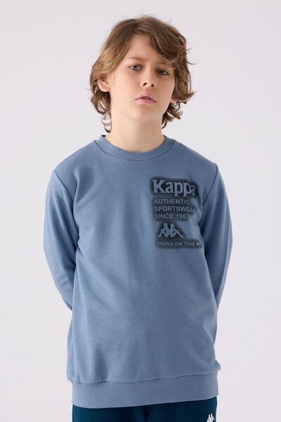 Kappa Erkek Çocuk Mavi Sweatshirt
