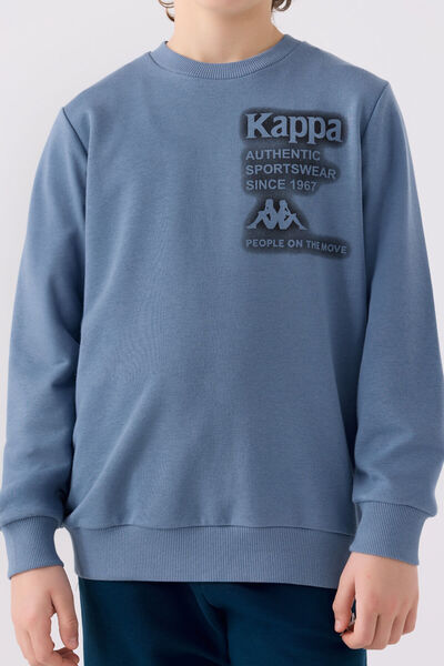 Kappa Erkek Çocuk Mavi Sweatshirt