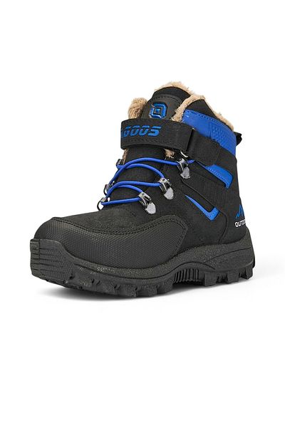 Mind Black Pantofi sport pentru copii de iarnă, impermeabili, rezistenți la frig