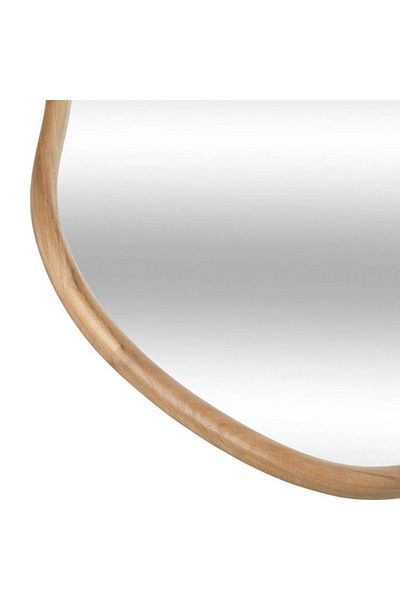 Atmosphera Livia Wooden Mirror 75 x 45cm