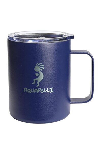 Aquapelli كوب قهوة معزول بالفراغ CM12 بمقبض سعة 350 مل