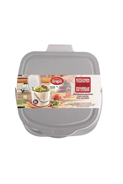 Snips Hanging Kitchen Compost Bin with Handle 3 Liter