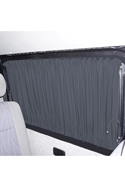 Oto Pandami Volkswagen T5 2004-2022 Uyumlu Gri Raylı Oto Perde Takımı