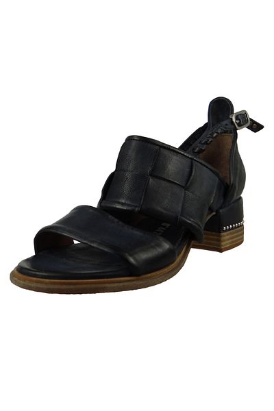 A.S.98 Damen Sandalen Moraine 672021-0201-6905 Schwarz Tornado Leder