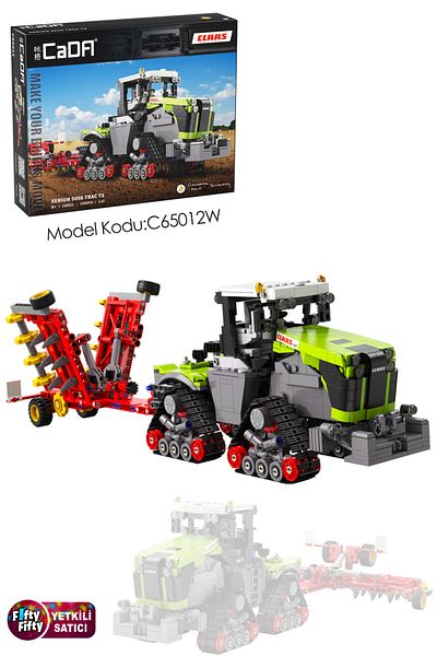 Vagonlife Claas Xerion 5000 -C65012W Professional Toy Building Kit (1336 Pieces)