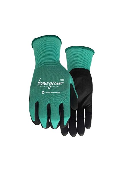 WATSON قفازات البستنة المصنوعة من النايلون للنساء من إنتاج محلي، لونها بني متوسط