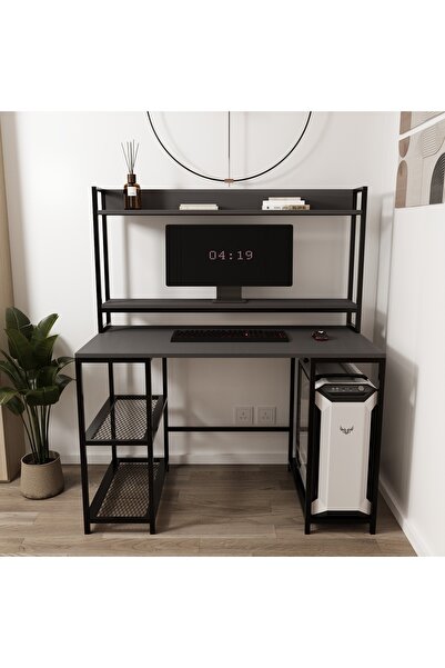 Deconode Regal Raflı Çalışma Masası