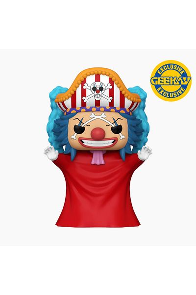 Funko Pop! Animation:One Piece Buggy Post Time-Skip Vinyl Figures Geekay Exclusive