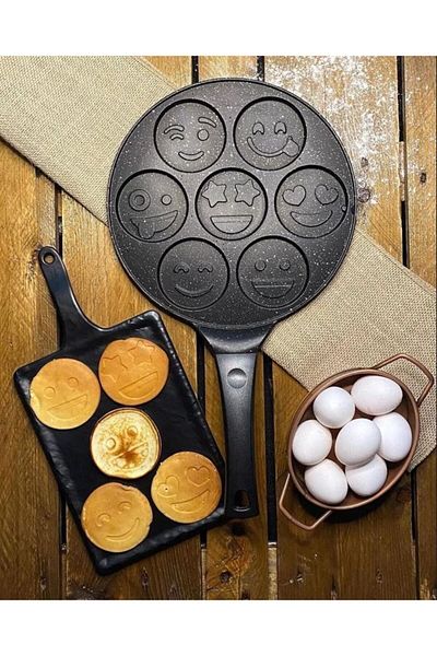 Rossel Premium Emoji Cast Pancake Pan 26 cm