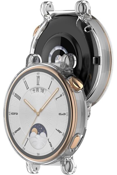 UnDePlus Huawei Watch GT 5 41mm Sert PC Kasa ve Ekran Koruyucu (42/46mm Uyuml...