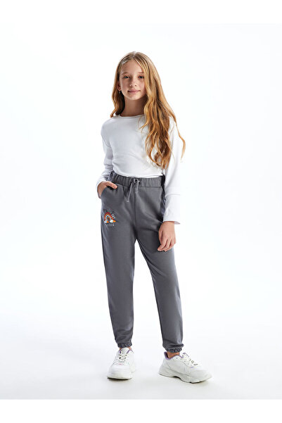 LC Waikiki Girls' Jogger Sweatpants with Elastic Waist