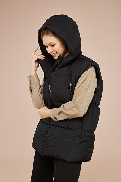 cottonage Vestă neagră de damă