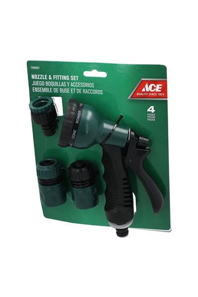 ACE 4-Piece Watering Spray Nozzle Fitting Set