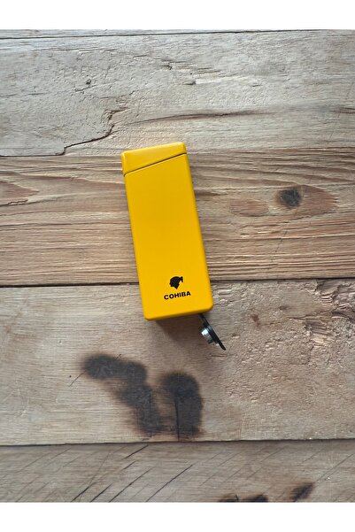 COHİBA İkonik Puro Çakmağı Dahili Delicili Tek Pürmüz