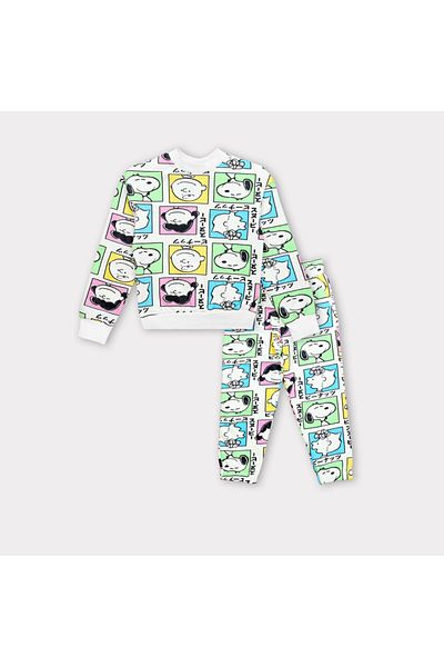 SNOOPY Toddler Girls Sweatshirt and Joggers Set