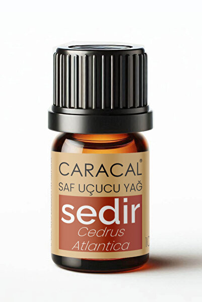 caracal 5ml %100 Saf Sedir Ağacı Yağı Uçucu Yağ Cedrus Atlantica Doğal Ve Katkısız