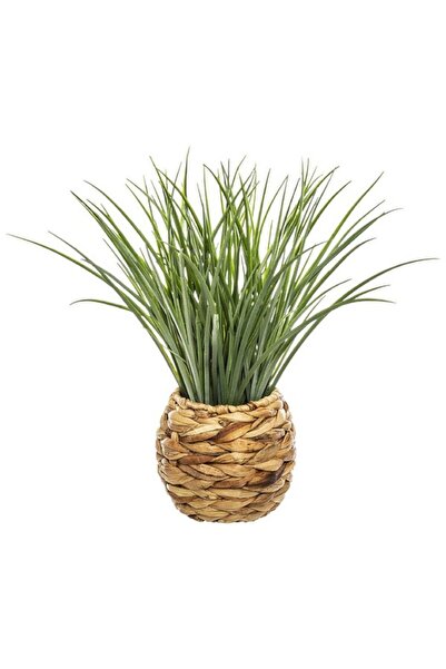 Atmosphera Artificial Grass with Braided Pot 46cm
