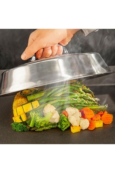 Blackstone High-Quality Round Stainless Steel Basting Cover 12inch