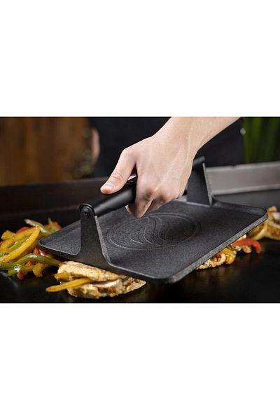 Blackstone High-Quality Cast Iron Durable Large Griddle Press