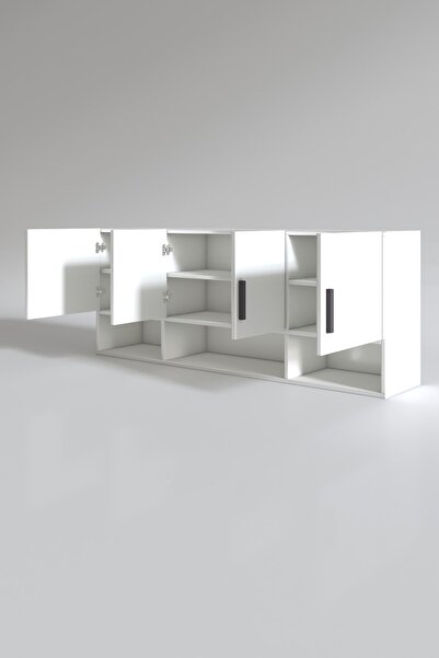 Kenzlife Hazır Mutfak Konsta Byz 060*150*22 Mutfak Banyo Dolabı Kapaklı Raflı