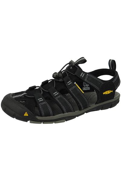 Keen 1008660 Clearwater CNX Herren Sandale Wassersportsandale Trekkingsandale Black/Gargoyle Schwarz/Grau