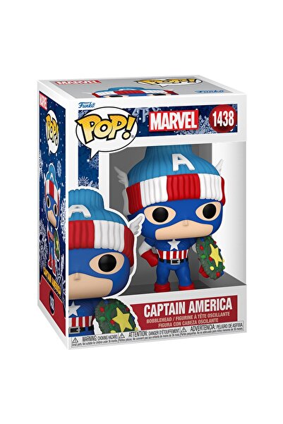 Funko Pop! Marvel: Holiday S4 Captain America Vinyl Figures