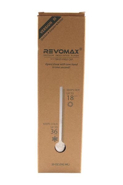 Revomax 20-oz Silver Stainless Steel Vacuum Thermos 592 ml
