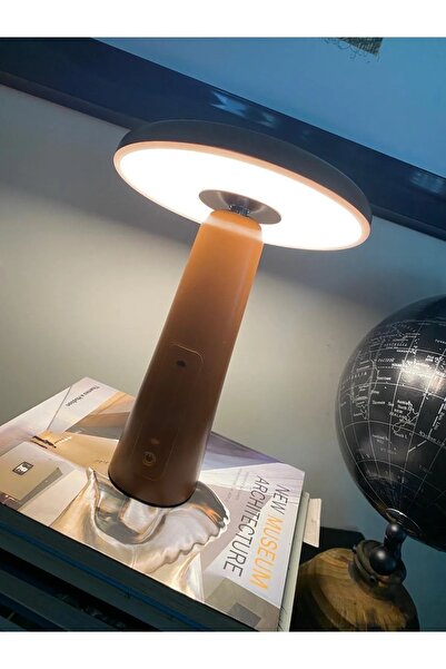 avolux Şarjlı Kahverengi Masa Lambası