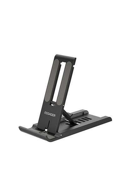 Choice Black Holder Essager Portable Desktop Holder Foldable Mini Moblie Phone Stand For Iphone 13 Pro Max