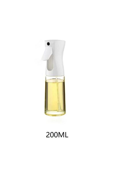 Choice White 200ml 1pc 200ml/300ml Oil Spray Bottle Kitchen Cooking Olive Oil Dispenser Camping Bbq Baking