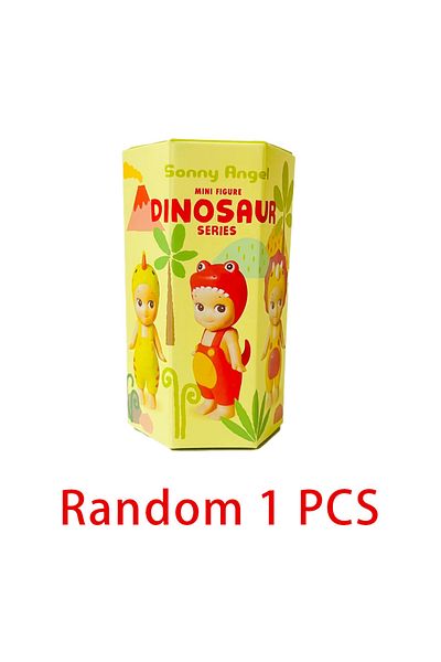 Choice Random 1pcs New Sonny Angel Dinosaur Series Hippers Harvest Cute Hippie Doll Trendy Car Mobile Phone