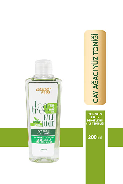 Softto Plus Çay Ağacı Yüz Toniği 200,,ml
