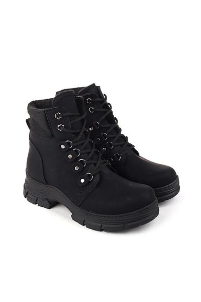 Papuçsepeti Shoe Basket 4185 Thermo Sole Daily Γυναικείες μπότες με φερμουάρ