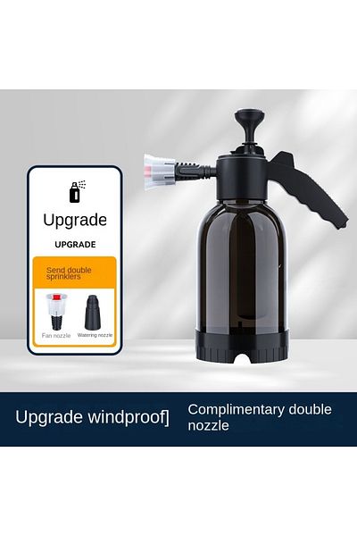 Choice Black 2l Hand Pump Foam Sprayer With 3 Types Of Nozzle Hand Pneumatic Foam Cannon Snow Foam Car Wash