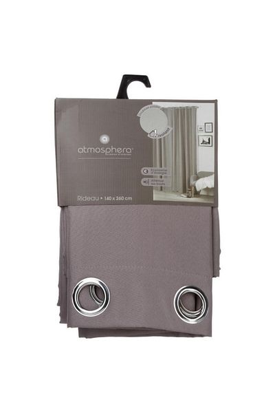 Atmosphera 8-Eyelet Insulating Standard Curtain 140 x 260cm
