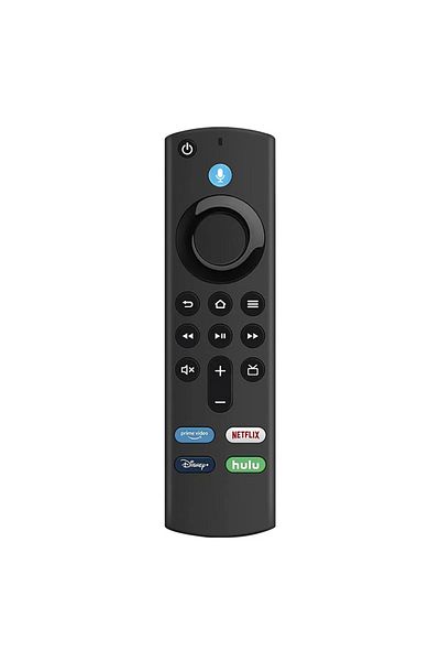 Choice جهاز تحكم عن بعد بديل صوتي L5b83g أسود متوافق مع Fire Tv Stick 2nd/3rd /4k Fire Tv 3rd