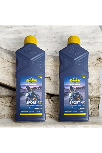 putoline 2 Adet  Sport 4R 10W-50 Motosiklet Yağı 1 LİTRE MOTOR YAĞI