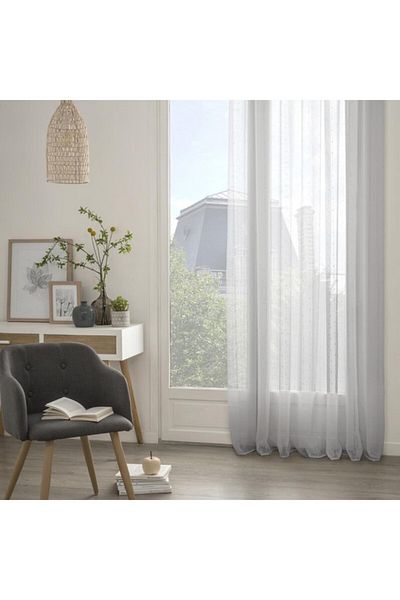 Atmosphera 8-Eyelet Anissa Superior Quality Net Sheer Curtain 140 x 260cm