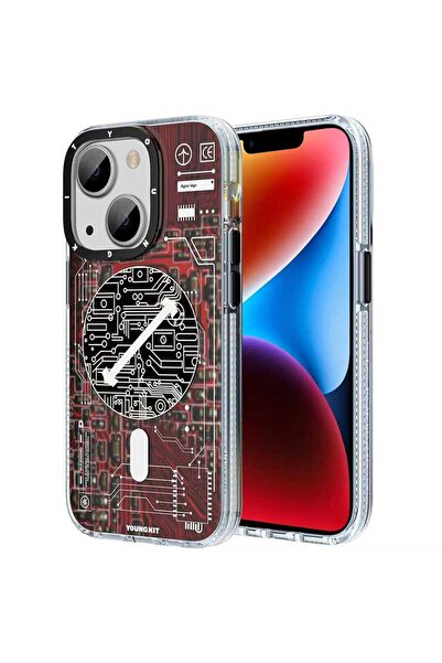 Youngkit Apple iPhone 13 Kılıf Magsafe Şarj Özellikli YoungKit Technology Ser...
