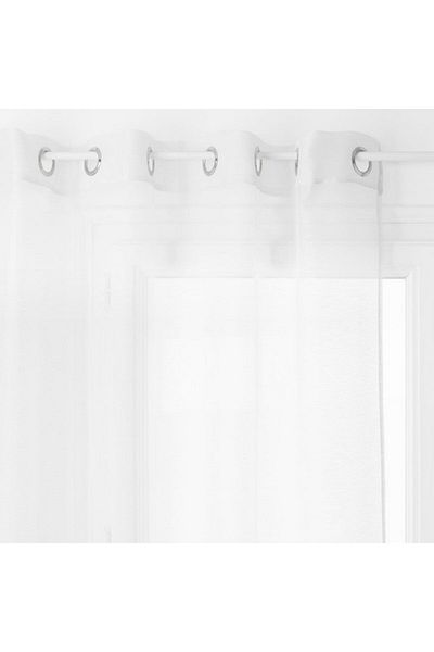 Atmosphera 8-Eyelet Moly Superior Quality Net Sheer Curtain 135 x 240cm