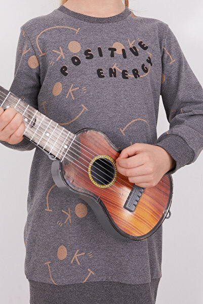 Arnetta Kız Çocuk Gri Tayt Takım