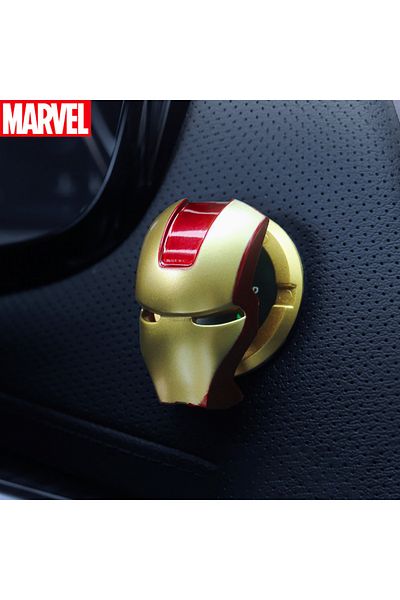 Choice Iron Man-a Anime Captain America Iron Man Car Engine Ignition Start Switch Button Protective Cover S