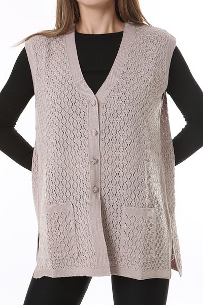 zere butik Knitwear Mother Seasonal Vest
