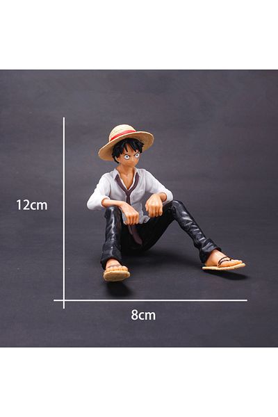 Choice No Box 12cm One Piece Anime Figure Luffy Sitting Position Action Figure Pvc Model Collection Statue