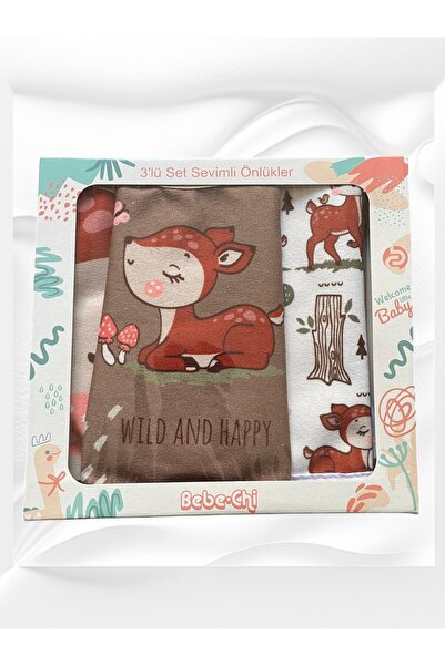 Bebe Chic 3-Piece Boxed Combination Bib Liquid Proof for Baby Girl